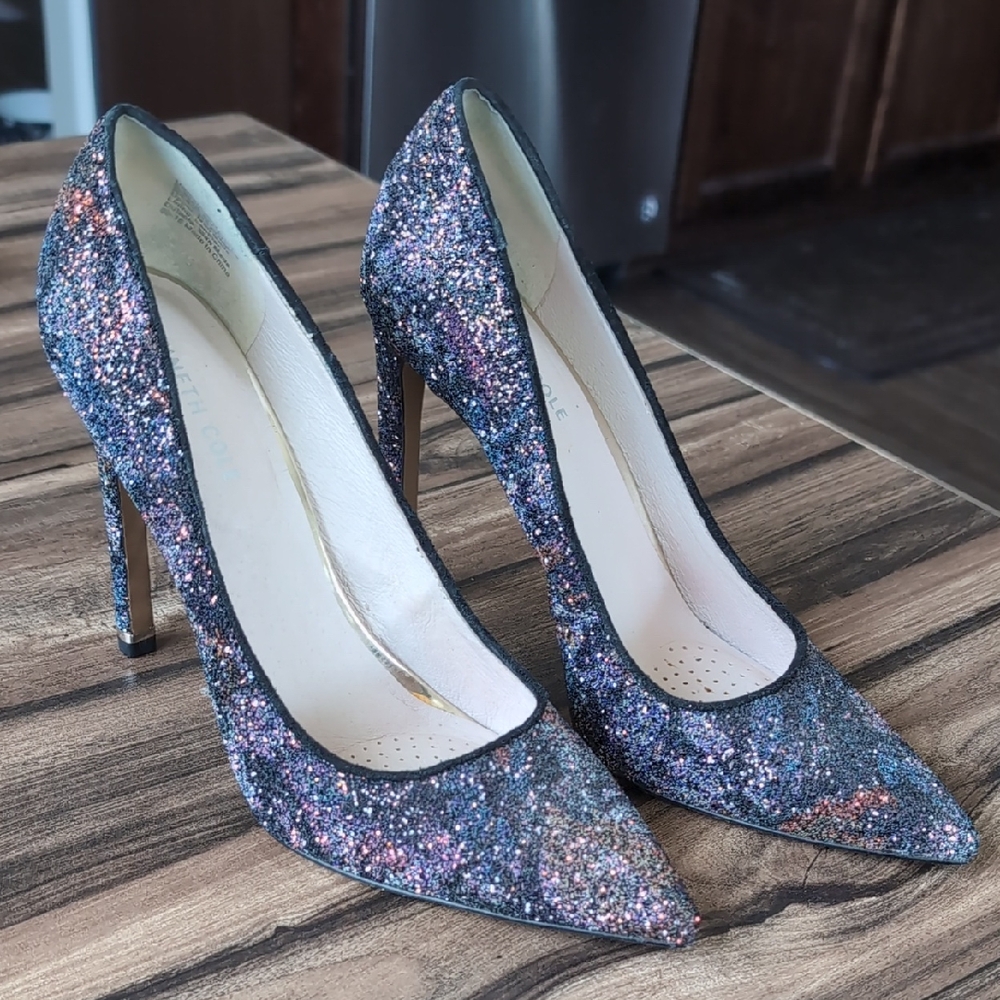 Kenneth Cole Sparkle High Heels